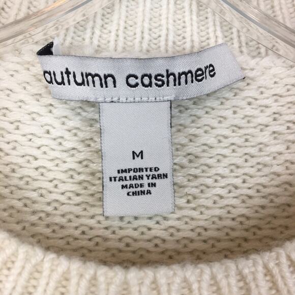 AUTUMN CASHMERE Fair Isle Cashmere/Wool Sweater - Picture 9 of 12